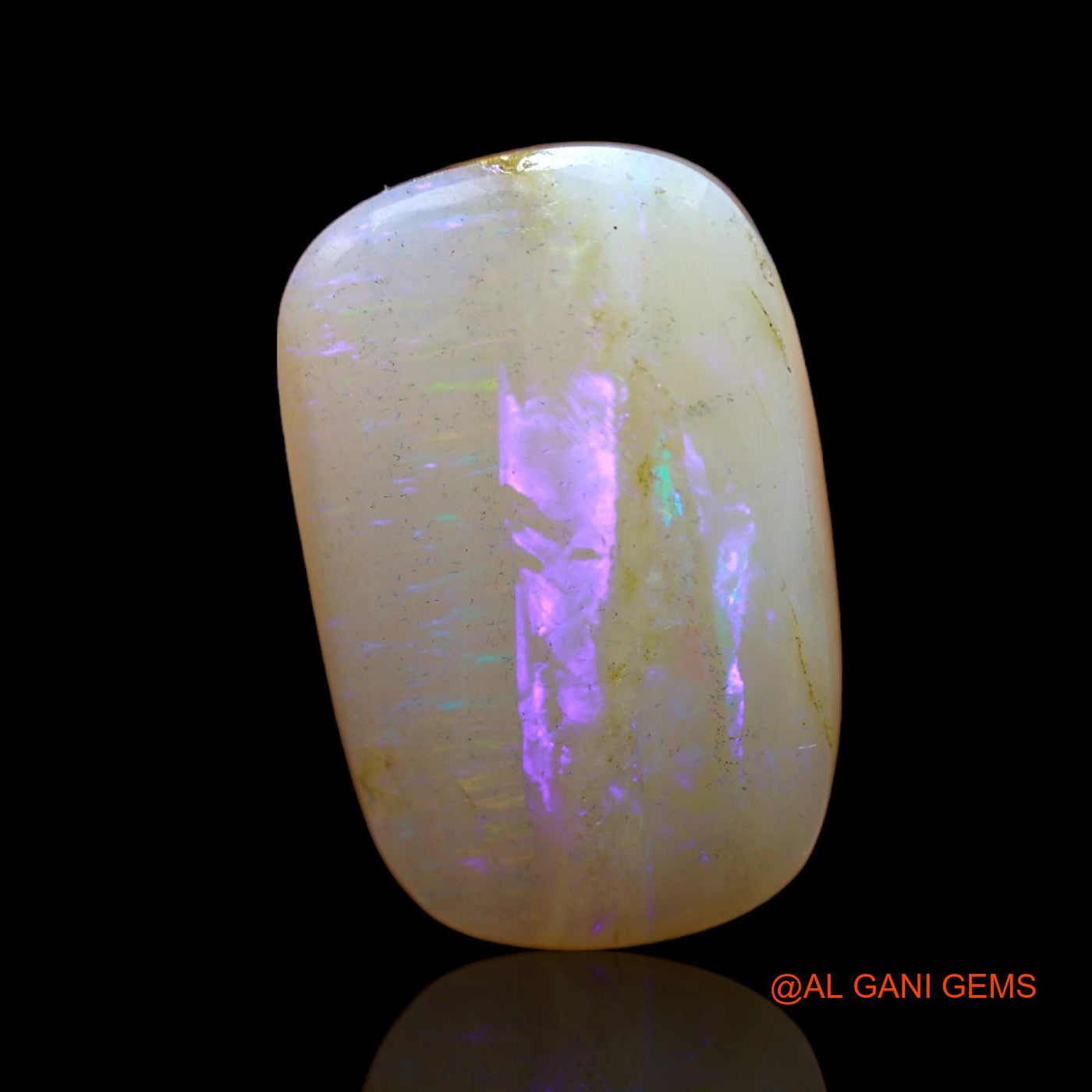9.00 Cts Unheated Australian Fire Opal Loose Gemstone Oval Cabochon Natural 20x13x5 mm AB-457