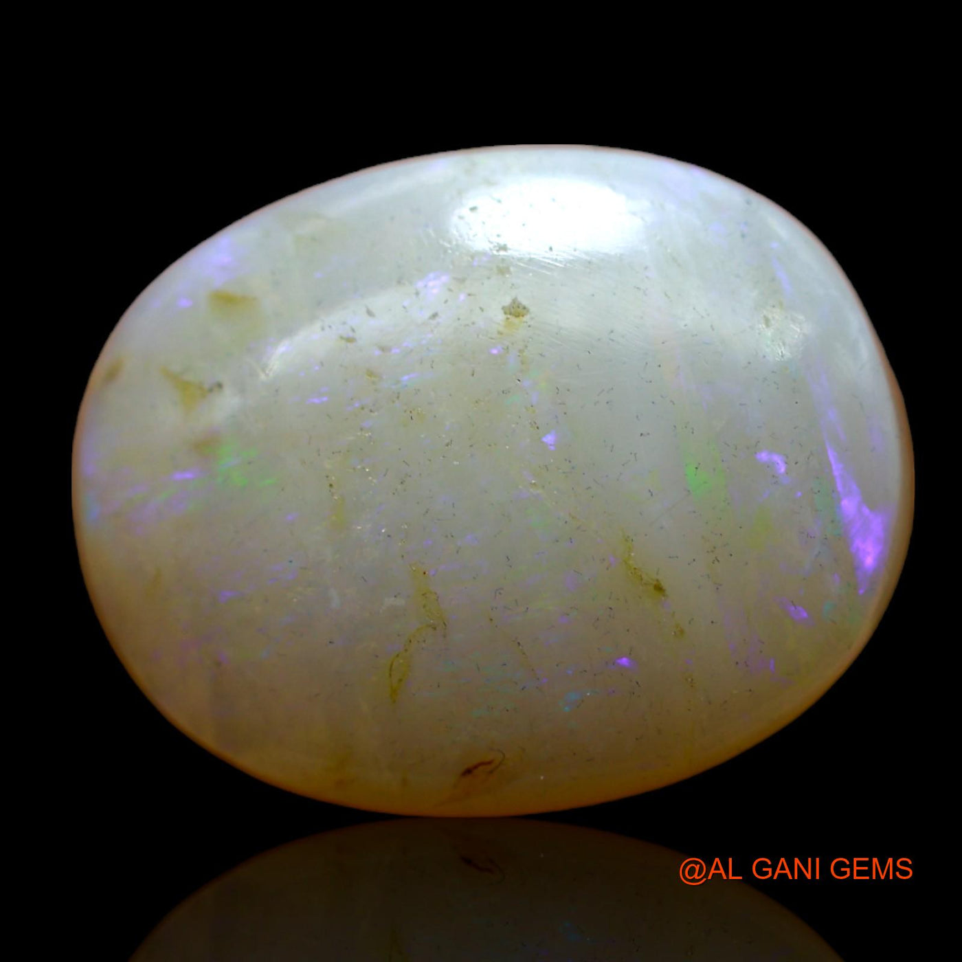 11.00 Cts Natural Australian Fire Opal Oval Cabochon Loose Gemstone For Jewelry 18x14x5 mm AB-459