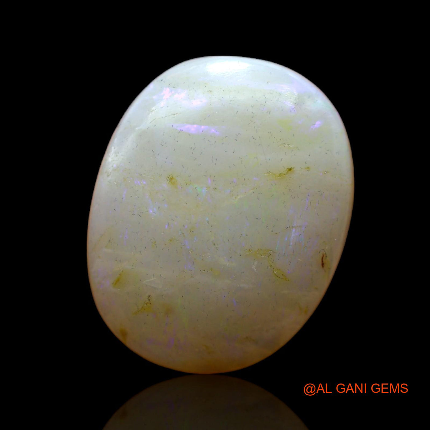 11.00 Cts Natural Australian Fire Opal Oval Cabochon Loose Gemstone For Jewelry 18x14x5 mm AB-459
