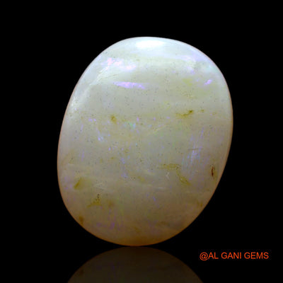 11.00 Cts Natural Australian Fire Opal Oval Cabochon Loose Gemstone For Jewelry 18x14x5 mm AB-459