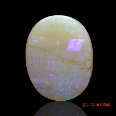 11.00 Cts Natural Australian Fire Opal Oval Cabochon Loose Gemstone For Jewelry 18x14x5 mm AB-459