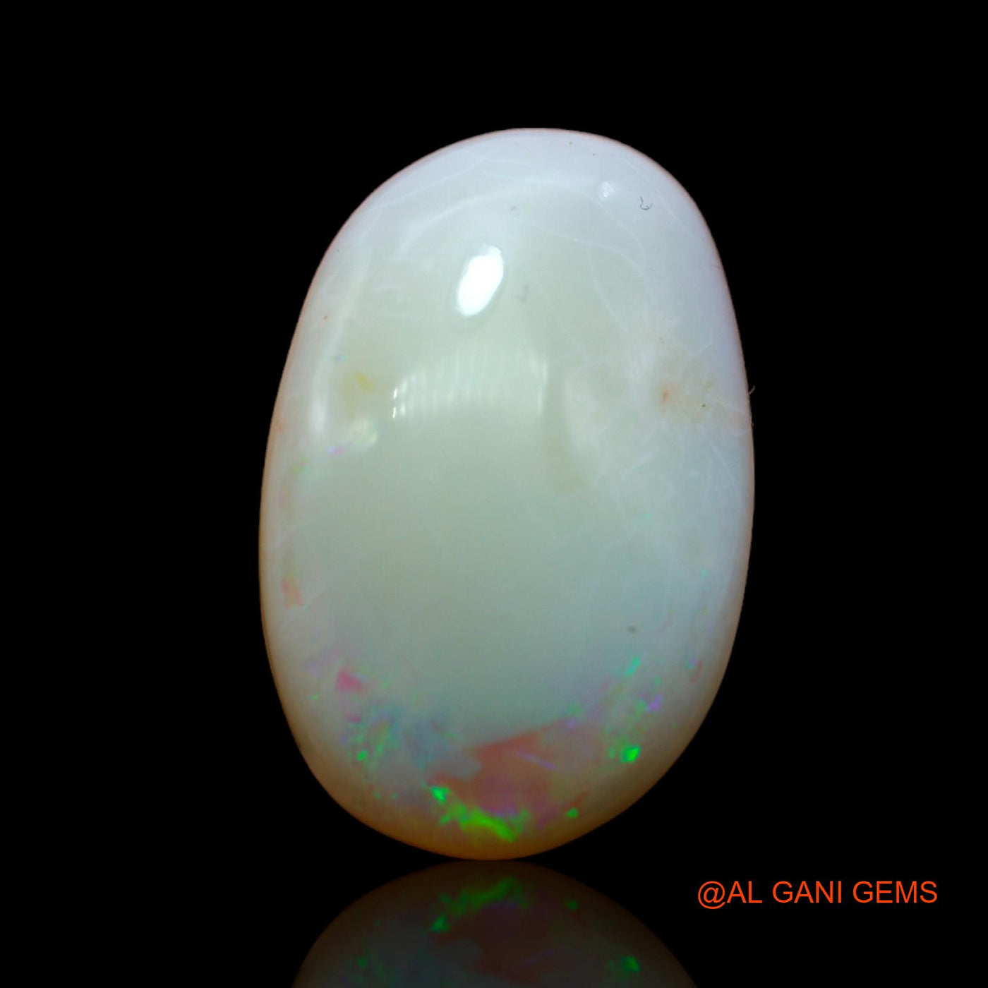 11.70 Cts Natural Australian Fire Opal Loose Gemstone Oval Cabochon 22x14x6 mm AB-45