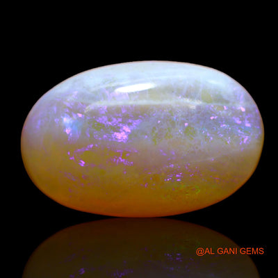 9.00 Cts Natural Australian Fire Opal Oval Cabochon Loose Gemstone For Jewelry 20x13x6 mm AB-460
