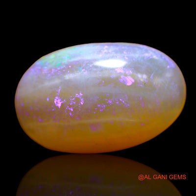 9.00 Cts Natural Australian Fire Opal Oval Cabochon Loose Gemstone For Jewelry 20x13x6 mm AB-460