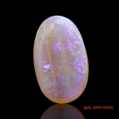 9.00 Cts Natural Australian Fire Opal Oval Cabochon Loose Gemstone For Jewelry 20x13x6 mm AB-460