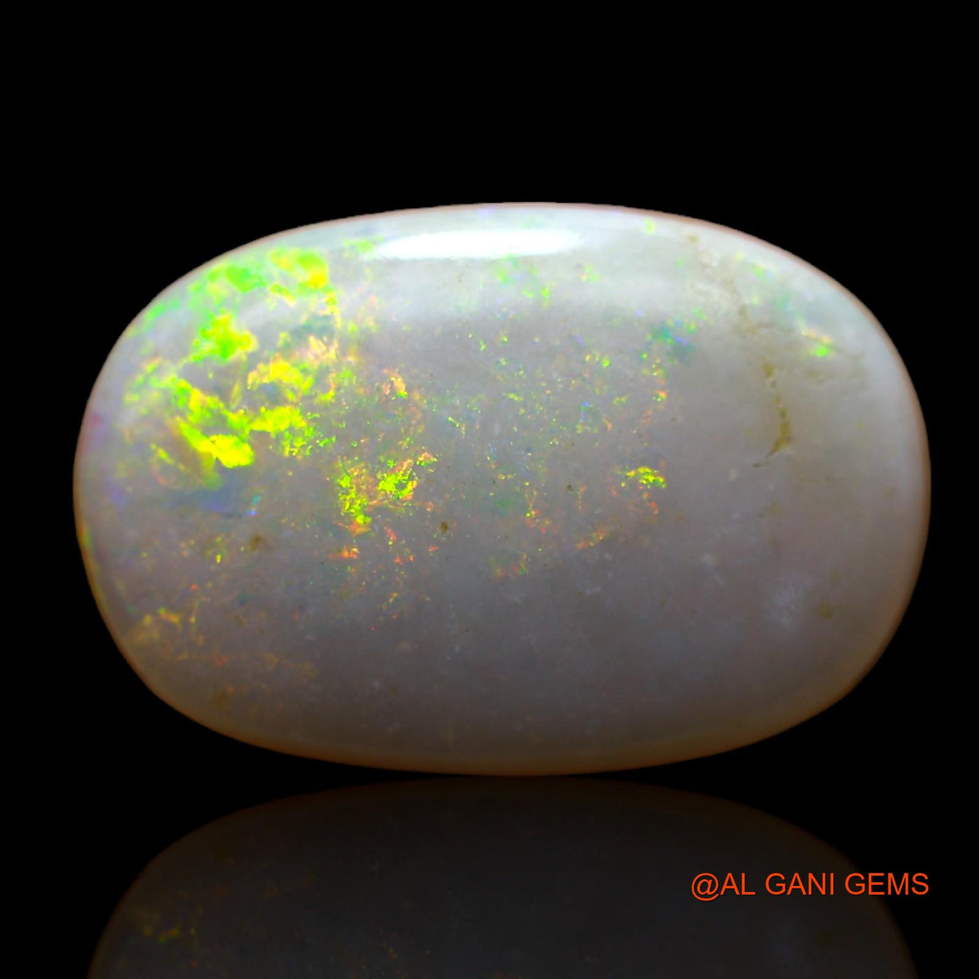 9.00 Cts Natural Australian Fire Opal Loose Gemstone Oval Cabochon 19x13x5 mm AB-461