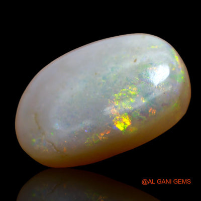 9.00 Cts Natural Australian Fire Opal Loose Gemstone Oval Cabochon 19x13x5 mm AB-461