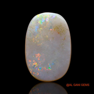 9.00 Cts Natural Australian Fire Opal Loose Gemstone Oval Cabochon 19x13x5 mm AB-461