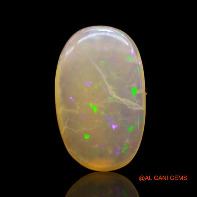 8.00 Cts Natural Australian Fire Opal Loose Gemstone Oval Cabochon 20x12x4 mm AB-462