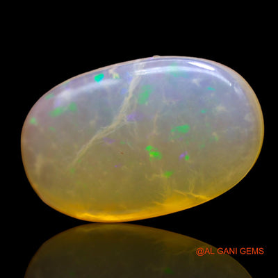 8.00 Cts Natural Australian Fire Opal Loose Gemstone Oval Cabochon 20x12x4 mm AB-462