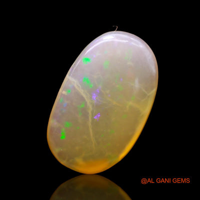8.00 Cts Natural Australian Fire Opal Loose Gemstone Oval Cabochon 20x12x4 mm AB-462