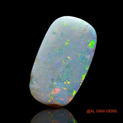 Natural Fire Opal Gemstone 6.00 Cts Loose Oval Cabochon From Australia 20x11x3 mm AB-463