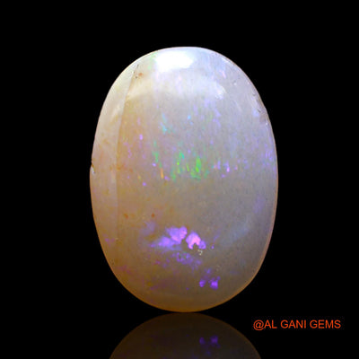 Natural Fire Opal Gemstone 8.00 Cts Loose Oval Cabochon From Australia 19x14x5 mm AB-466