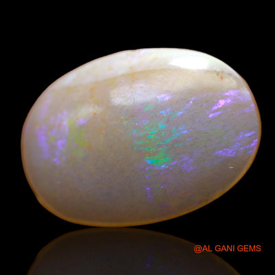 Natural Fire Opal Gemstone 8.00 Cts Loose Oval Cabochon From Australia 19x14x5 mm AB-466