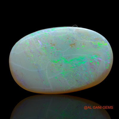 5.00 Cts Natural Australian Fire Opal Oval Cabochon Loose Gemstone For Jewelry 20x12x2 mm AB-467