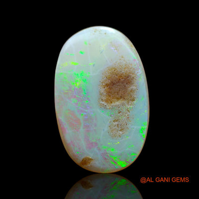 5.00 Cts Natural Australian Fire Opal Oval Cabochon Loose Gemstone For Jewelry 20x12x2 mm AB-467