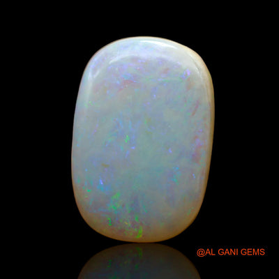 7.00 Cts Unheated Australian Fire Opal Loose Gemstone Oval Cabochon Natural 19x13x4 mm AB-468