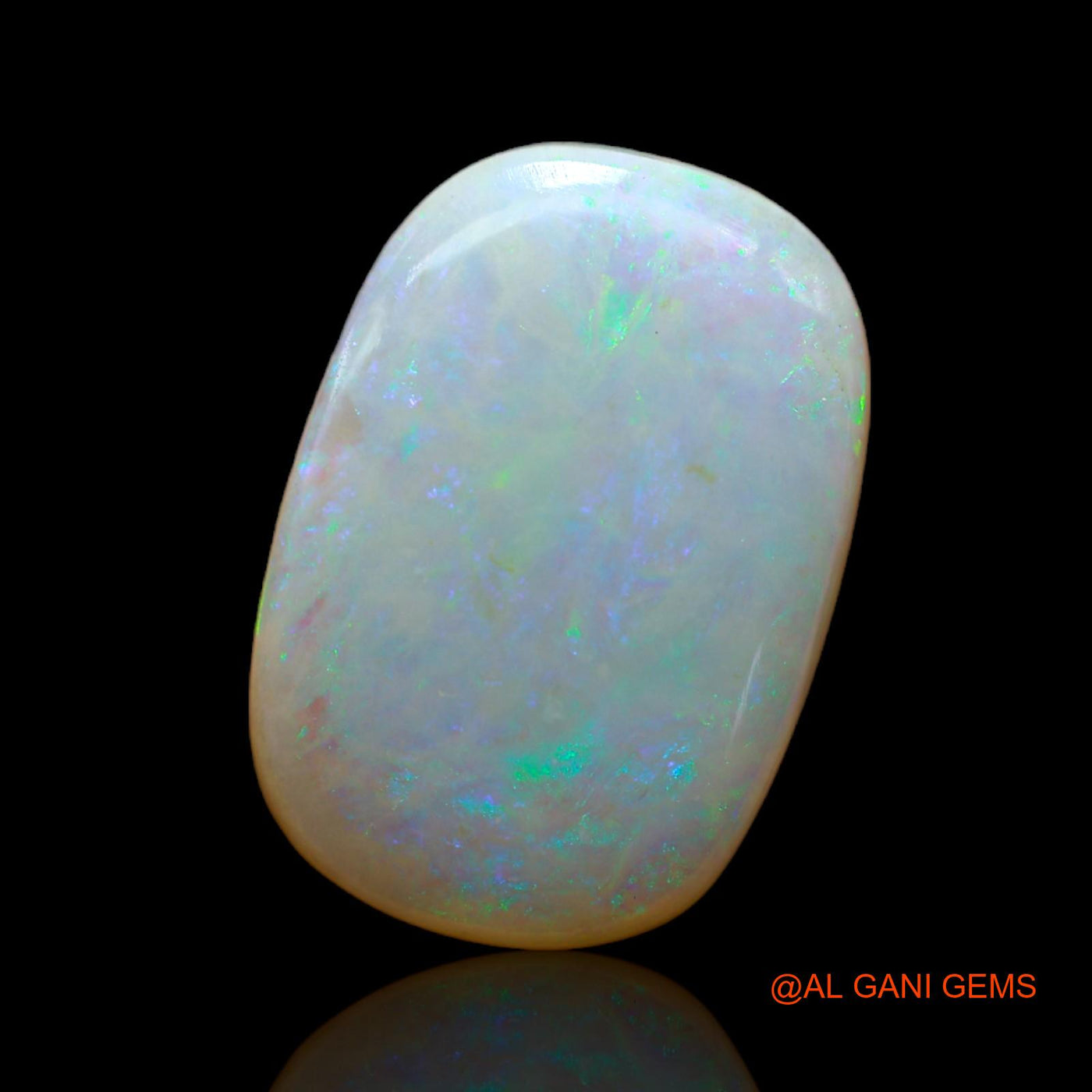 7.00 Cts Unheated Australian Fire Opal Loose Gemstone Oval Cabochon Natural 19x13x4 mm AB-468