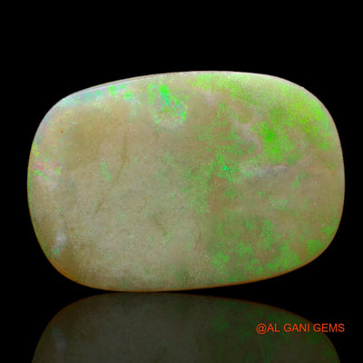 7.00 Cts Unheated Australian Fire Opal Loose Gemstone Oval Cabochon Natural 19x13x4 mm AB-468