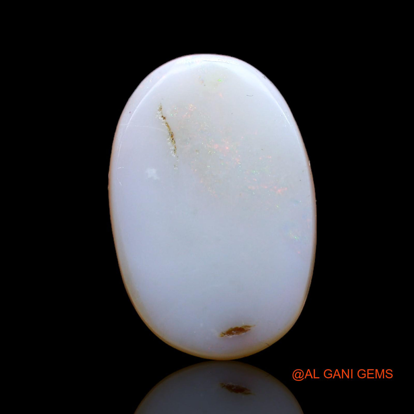 8.00 Cts Natural Australian Fire Opal Oval Cabochon Loose Gemstone For Jewelry 20x13x4 mm AB-469