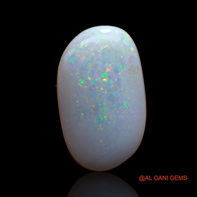 6.55 Cts Natural Australian Fire Opal Loose Gemstone Fancy Cabochon 21x12x3 mm AB-46