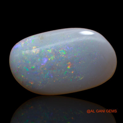 6.55 Cts Natural Australian Fire Opal Loose Gemstone Fancy Cabochon 21x12x3 mm AB-46