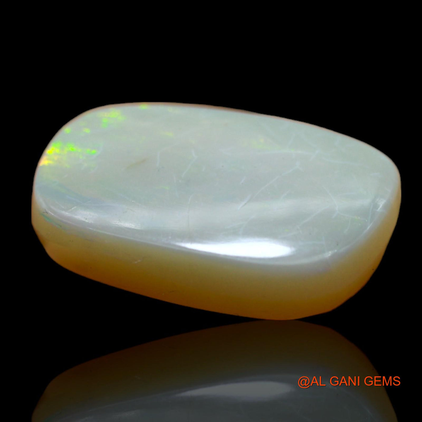 11.00 Cts Unheated Australian Fire Opal Loose Gemstone Fancy Cabochon Natural 20x12x5 mm AB-470