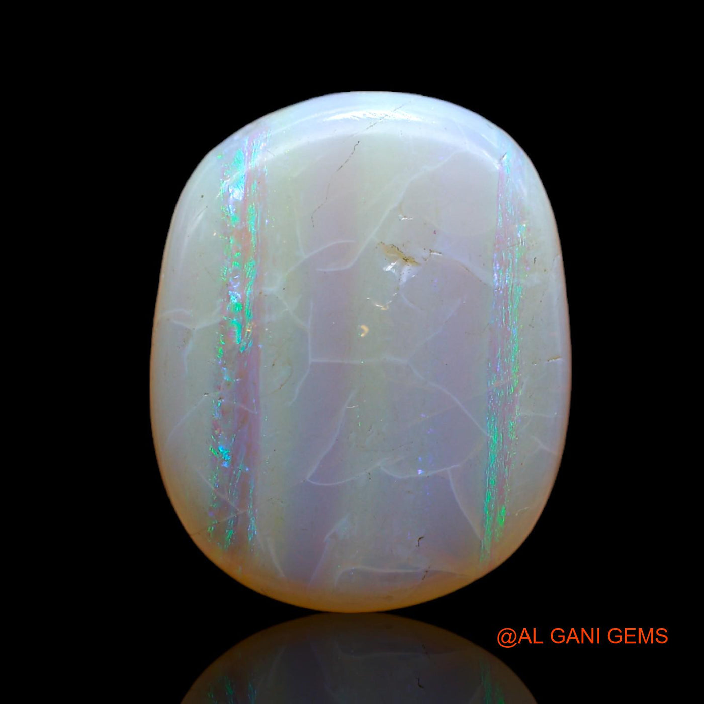 10.00 Cts Natural Australian Fire Opal Loose Gemstone Oval Cabochon 18x14x5 mm AB-471