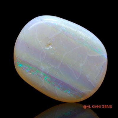 10.00 Cts Natural Australian Fire Opal Loose Gemstone Oval Cabochon 18x14x5 mm AB-471