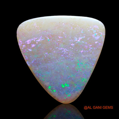 Natural Fire Opal Gemstone 4.00 Cts Loose Trillion Cabochon From Australia 16x16x2 mm AB-472