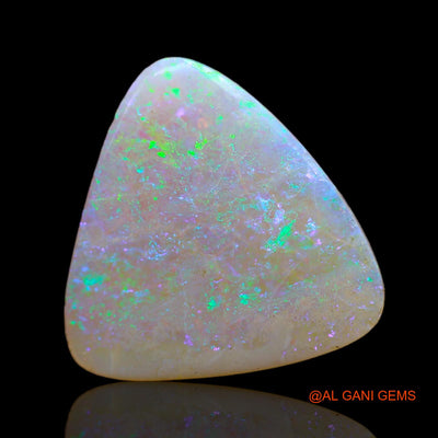 Natural Fire Opal Gemstone 4.00 Cts Loose Trillion Cabochon From Australia 16x16x2 mm AB-472