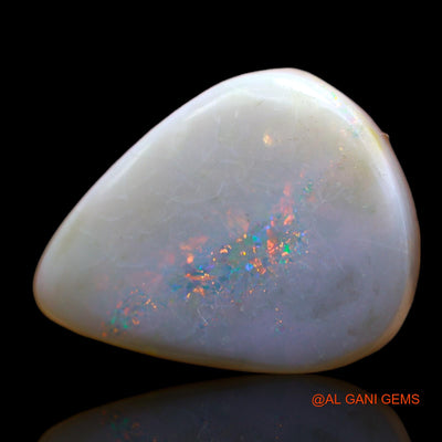 9.00 Cts Natural Australian Fire Opal Loose Gemstone Pear Cabochon 17x13x5 mm AB-474