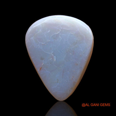 9.00 Cts Natural Australian Fire Opal Loose Gemstone Pear Cabochon 17x13x5 mm AB-474