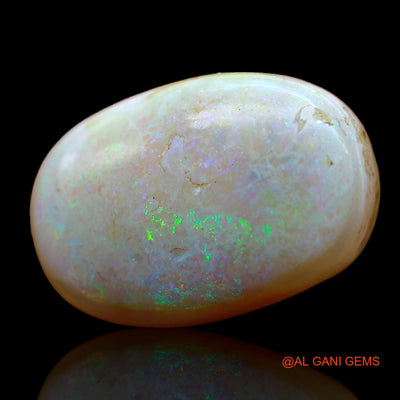 12.00 Cts Natural Australian Fire Opal Loose Gemstone Oval Cabochon 18x12x7 mm AB-475