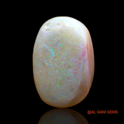 12.00 Cts Natural Australian Fire Opal Loose Gemstone Oval Cabochon 18x12x7 mm AB-475