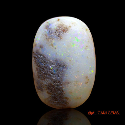 7.00 Cts Unheated Australian Fire Opal Loose Gemstone Oval Cabochon Natural 19x13x4 mm AB-476