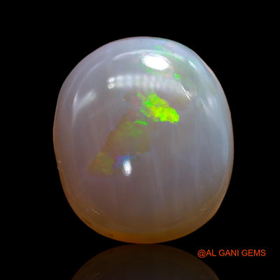 Natural Fire Opal Gemstone 12.00 Cts Loose Oval Cabochon From Australia 17x14x6 mm AB-477