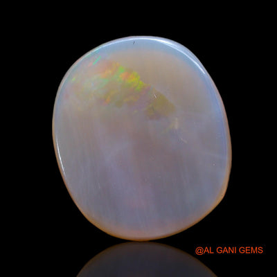 Natural Fire Opal Gemstone 12.00 Cts Loose Oval Cabochon From Australia 17x14x6 mm AB-477
