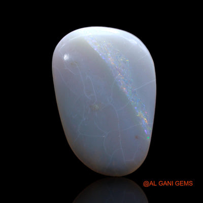 6.00 Cts Natural Australian Fire Opal Loose Gemstone Fancy Cabochon 19x13x3 mm AB-478