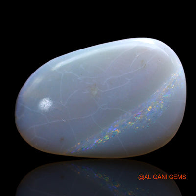 6.00 Cts Natural Australian Fire Opal Loose Gemstone Fancy Cabochon 19x13x3 mm AB-478