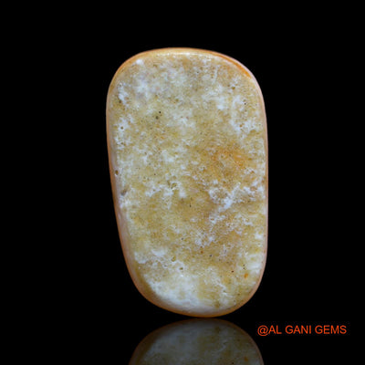 Natural Untreated Fire Opal Loose Gemstone Fancy Cabochon From Australia 7.00 Cts 19x12x4 mm AB-479