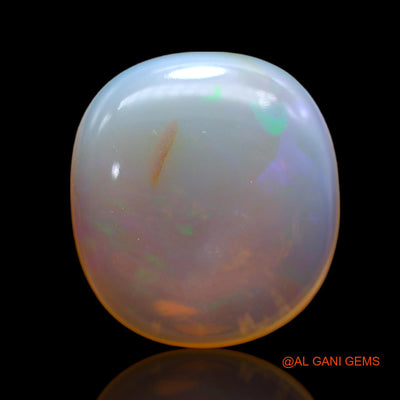 9.00 Cts Natural Australian Fire Opal Loose Gemstone Oval Cabochon 17x15x5 mm AB-480