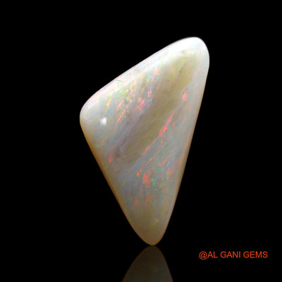 8.00 Cts Natural Australian Fire Opal Loose Gemstone Trillion Cabochon 21x11x5 mm AB-482