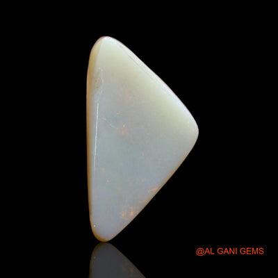 8.00 Cts Natural Australian Fire Opal Loose Gemstone Trillion Cabochon 21x11x5 mm AB-482