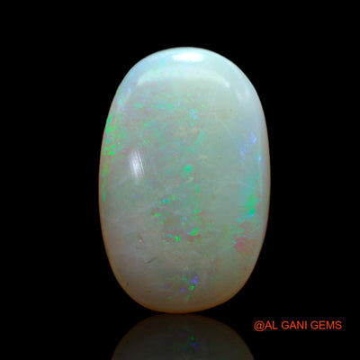 6.00 Cts Unheated Australian Fire Opal Loose Gemstone Oval Cabochon Natural 18x12x4 mm AB-485