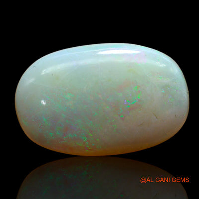 6.00 Cts Unheated Australian Fire Opal Loose Gemstone Oval Cabochon Natural 18x12x4 mm AB-485