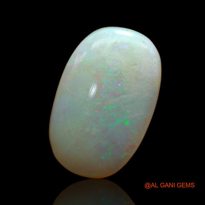 6.00 Cts Unheated Australian Fire Opal Loose Gemstone Oval Cabochon Natural 18x12x4 mm AB-485