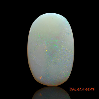6.00 Cts Unheated Australian Fire Opal Loose Gemstone Oval Cabochon Natural 18x12x4 mm AB-485