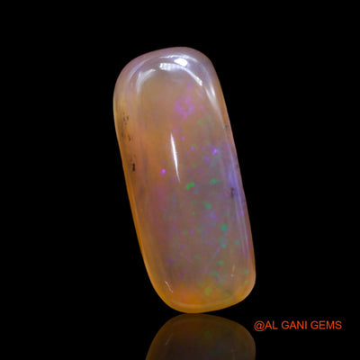 Natural Untreated Fire Opal Loose Gemstone Oval Cabochon From Australia 7.00 Cts 20x9x5 mm AB-487