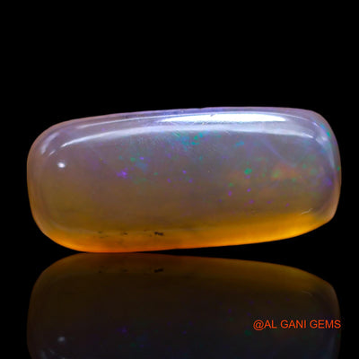 Natural Untreated Fire Opal Loose Gemstone Oval Cabochon From Australia 7.00 Cts 20x9x5 mm AB-487